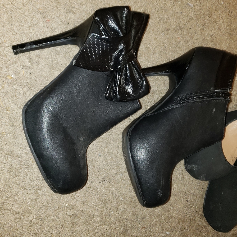 Black booties
